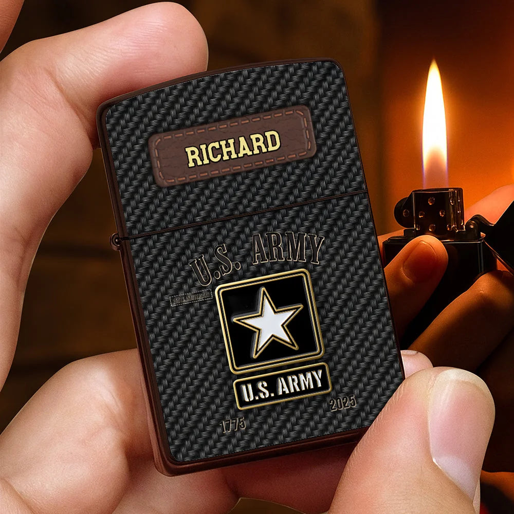 250th Anniversary - Personalized Veteran Lighter Custom Name
